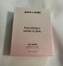 Grace &amp; Stella Everything Is Better In Pink Eye Mask (12 pairs) - £11.91 GBP