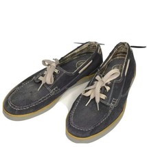 Clarks Mens Casual Denim Blue Boat Shoes Sz 9 - $22.77