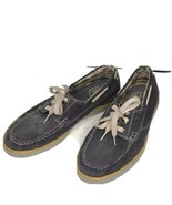 Clarks Mens Casual Denim Blue Boat Shoes Sz 9 - £18.24 GBP