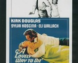 A Lovely Way to Die DVD | Kirk Douglas, Sylvia Koscina, Eli Wallach | Re... - $12.91