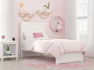 AFI NoHo Twin Bed with Footboard in White - $361.99
