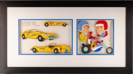 1973 &quot;Jeannie&quot; Character Model Sheet Acrylic Painting Cel Collage Hanna-... - €6.348,85 EUR