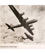 1944 Boeing B-29 &amp; Flying Fortress WW2 Advertisement Tokyo Japan Aviatio... - $769.89 MXN