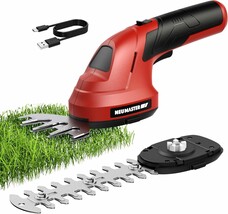 Neu Master Cordless Grass Shear, 2-In-1 Handheld Hedge Trimmer, 7.2V Ele... - $41.96