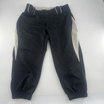 Champro Softball Pants Womens Large Black White Knee Length Sportswear A... - $19.43