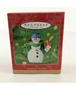 Hallmark Keepsake Christmas Tree Ornament Son Snowman Hockey New Vintage... - $22.72