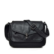 Vintage  Messenger Bags For Women 2023 New Purses And Handbags Soft Leather Cros - £61.06 GBP