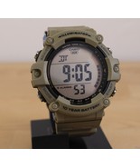 Casio Illuminator 3502 Men&#39;s Digital Watch AE-1500WH 46mm Khaki Resin Qu... - $381.81 MXN