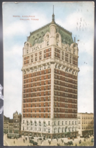 1912 Hotel Adolphus Dallas TX Texas Postcard Woodward &amp; Tiernan Printing Co - £6.85 GBP
