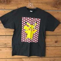 Pokemon Pikachu Pokeball Wallpaper T-shirt Size XL - £16.83 GBP