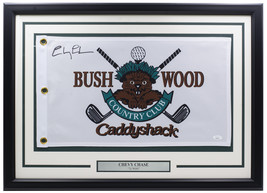 Chevy Chase Signed Framed Bush Wood Caddyshack Golf Flag JSA - $281.29