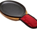 Old Mountain ~ Pre-Seasoned ~ Cast Iron ~ Fajita Plate Set ~ Pan ~ Trive... - $37.40