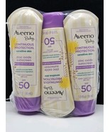 *NEW 3 PACK* Aveeno Baby Continuous Protection Sunscreen SPF 50 EXP 10/2027 - €23,72 EUR
