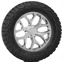 GMC 20&quot; Snowflake Chrome Wheels BFG AT KO2 275/60R20 Tires 2000-23 Sierra Yukon - £2,303.63 GBP