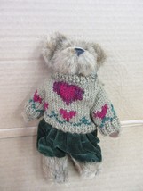 NOS Boyds Bears Matthew The Archive Collection Plush 8&quot; Heart Sweater  B84 C* - £21.40 GBP