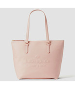 Kate Spade Larchmont Avenue Logo Penny Pink Leather Large Tote WKRU5619 ... - £108.74 GBP