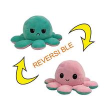 20cm  Reversible Octo-Plushie  Flip Octopus Stuffed Plush - £9.21 GBP