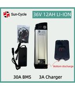 36V 12Ah EBIKE Battery Lithium Li-ion BMS Bottom Port Electric Bicycle 8... - $3,121.05 MXN