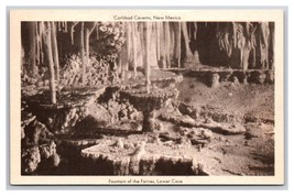 Fountain of the Fairies Carlsbad Caverns New Mexico NM UNP WB Postcard N25 - £3.09 GBP