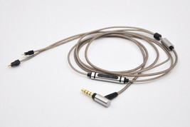 0.78mm CIEM Silver Plated Audio Cable With mic For Westone W4R UM2 UM2X RC UM3X - £20.23 GBP