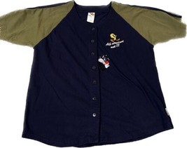 VINTAGE 1998 Looney Tunes Sylvester Tweety cotton T shirt jersey type Large - $28.71