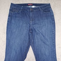 DB Established 1962 Women&#39;s Size 18 Mid Rise Ankle 5 Pocket Blue Denim Jeans - £12.20 GBP