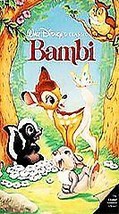 Disney BLACK DIAMOND CLASSIC Bambi VHS RARE - £15.68 GBP