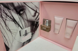 Gucci Eau de Parfum ii Perfume Spray Scannon Shower Gel Lotion 1.7oz 50ml 3X SET - £475.89 GBP