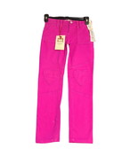 l.e.i Girls Skinny Jeans Pink Size 8 Cotton Blend Zip Button Closure Hearts - $7.60