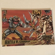 Skeleton Warriors Trading Card #74 Aracula Vs Guardian - £1.55 GBP