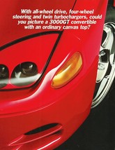 1995 Mitsubishi 3000GT SPYDER introductory brochure folder US 95 VR-4 - £6.39 GBP