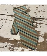 Milano Pura Seta Silk Tie Stripe Pattern Made in Spain - $25.57 CAD