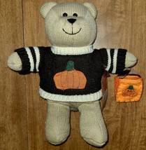 STARBUCKS Bearista Bear Plush Halloween 2009 Pumpkin Trick Or Treat Swea... - $446.41 MXN
