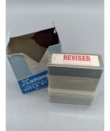 NEW  1219 Xstamper Pre-inked Shutter Stamp &quot;Revised&quot;  - $14.50
