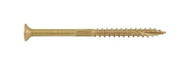 Screw Products No. 10 x 3&#39;&#39; in. L Star Bronze Wood Screws 1 lb 65 pk - £14.88 GBP