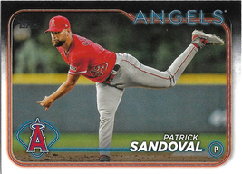 Patrick Sandoval 2024 Topps #388 Los Angeles Angels Baseball Card - $0.65