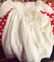 Homemade Baby Doll Gown with matching bonnet image 5