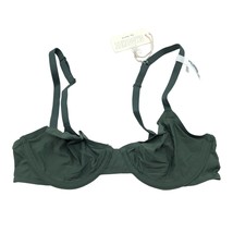 Smoothez by Aerie Bra Full Coverage Unlined Underwire Olive Green 34B - £15.13 GBP