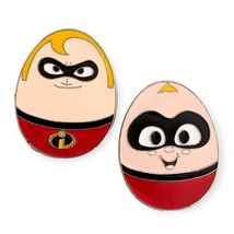 The Incredibles Disney Pins: Mr. Incredible and Jack Jack Spring Easter Eggs - £20.69 GBP
