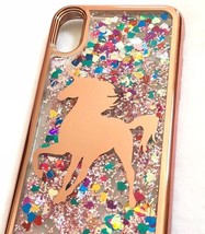 For Iphone Xr (6.1&quot;) - Floating Waterfall Glitter Liquid Unicorn Tpu Rubber Case - £13.58 GBP