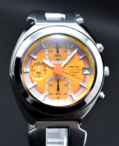 Vintage Seiko ALBA AKA Chronograph Orange Three Dial from Japan - £107.19 GBP