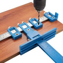 Cabinet Hardware Jig Tool - Adjustable Punch Locator Drill Template Guid... - £17.69 GBP