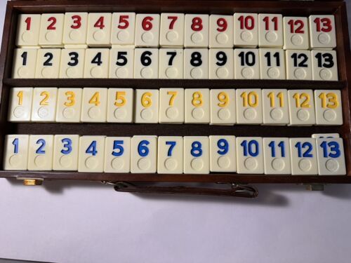 Primary image for Pressman Rummykub Rummy Game 104 Replacement Tiles TILES ONLY Not Complete