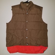 VTG Sundance Products Puffer Vest Snap Goose Down Hunter Reversible Size... - $59.35