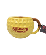 Netflix Stranger Things Waffle Mug w/ Butter & Syrup Yellow 3D Ceramic 18 oz NEW - $12.99
