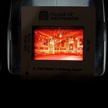 Palace Of Westminster Queen&#39;s Robing Room CR118 VTG 35mm Found Slide Photo - £7.79 GBP