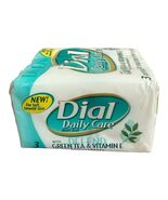 Dial Body Bar Soap Green Tea &amp; Vitamin E Antioxidants Three Bars Sealed - $434.02 MXN