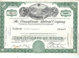 VINTAGE 1964 Pennsylvania Railroad Stock Certificate - $14.84