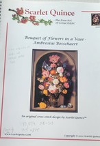 &quot;Bouquet of Flowers in a Vase&quot; Painting by Bosschaert - Cross Stitch Pattern - £18.64 GBP