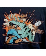 Freddy vs. Jason T-Shirt XL Horror Killer Slasher Voorhees Krueger Smack... - £14.15 GBP